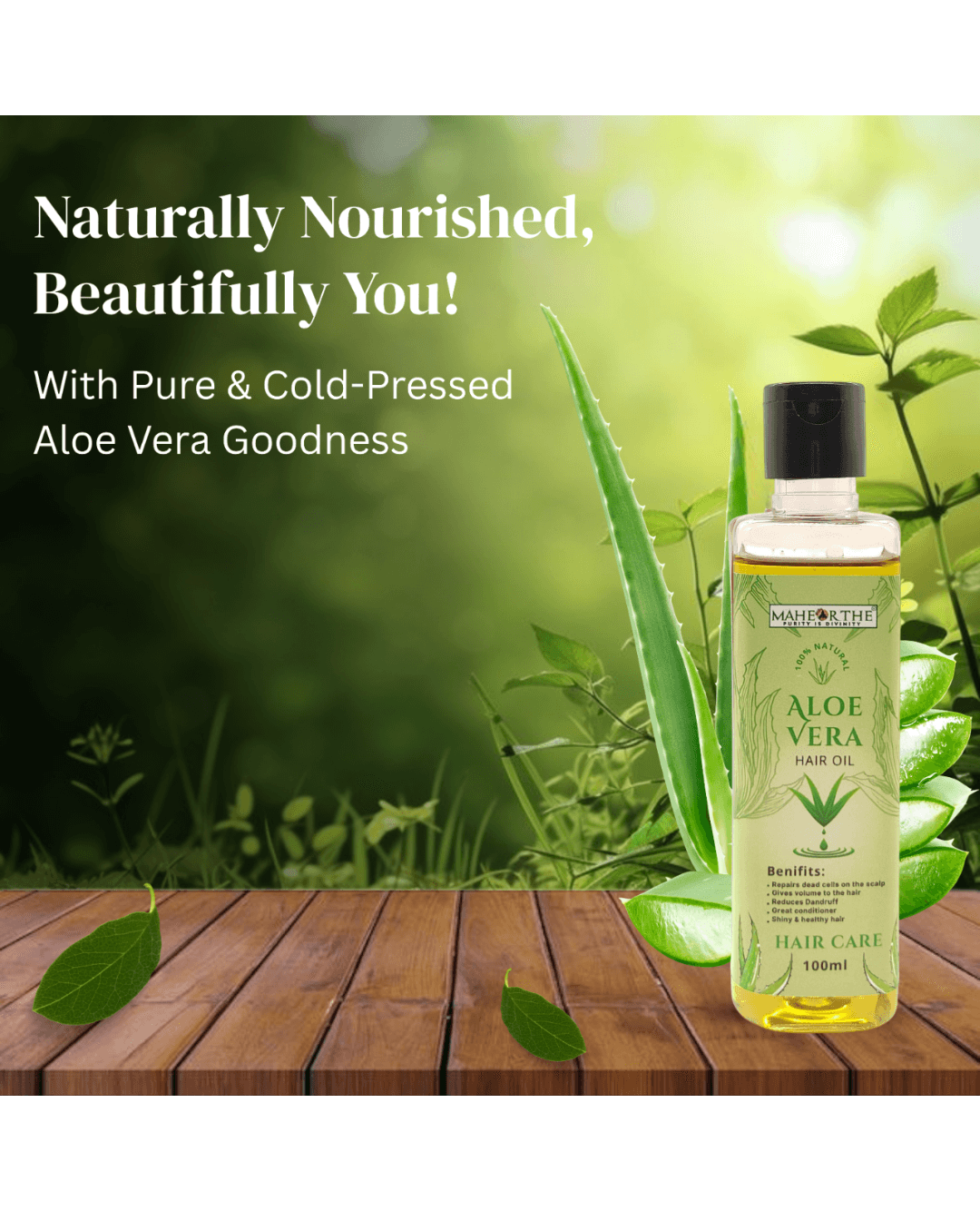 Aloe Vera Hair Oil (100 ml) - Image 3