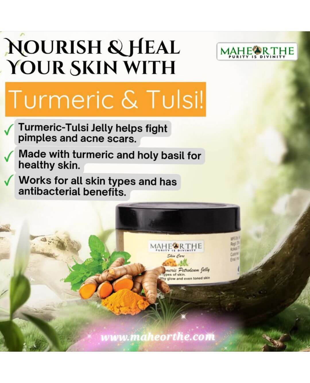 Tulsi & Turmeric Petroleum Jelly (50 gms) - Image 3