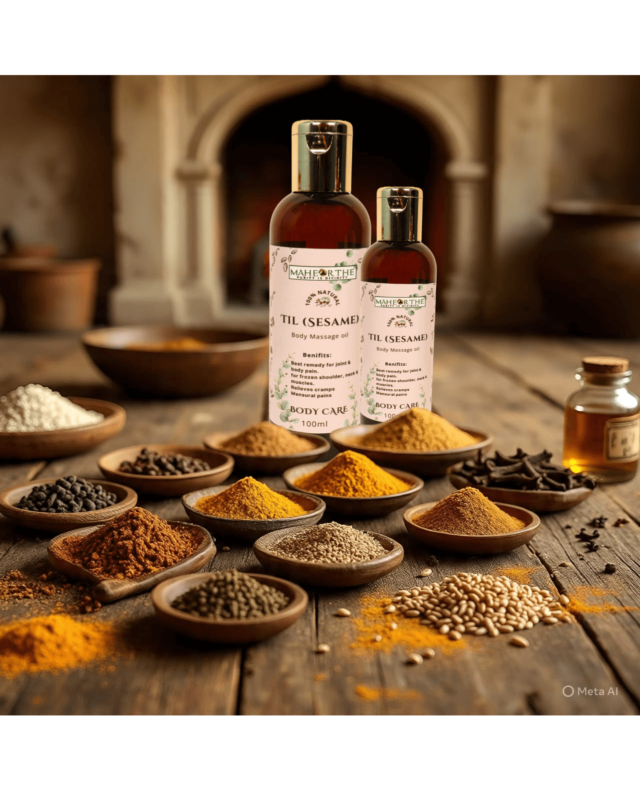 Sesame (Til) Body Massage Oil (100 ml)